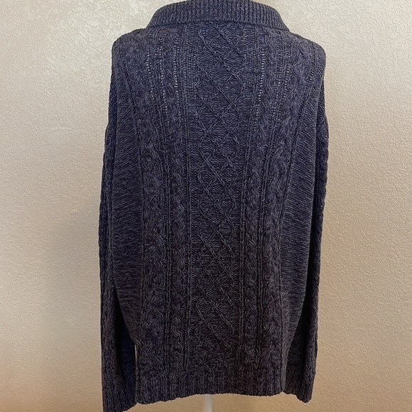 Women’s Cabela’s 100% Cotton Cable Knit Sweater Size Large - Picture 3 of 5